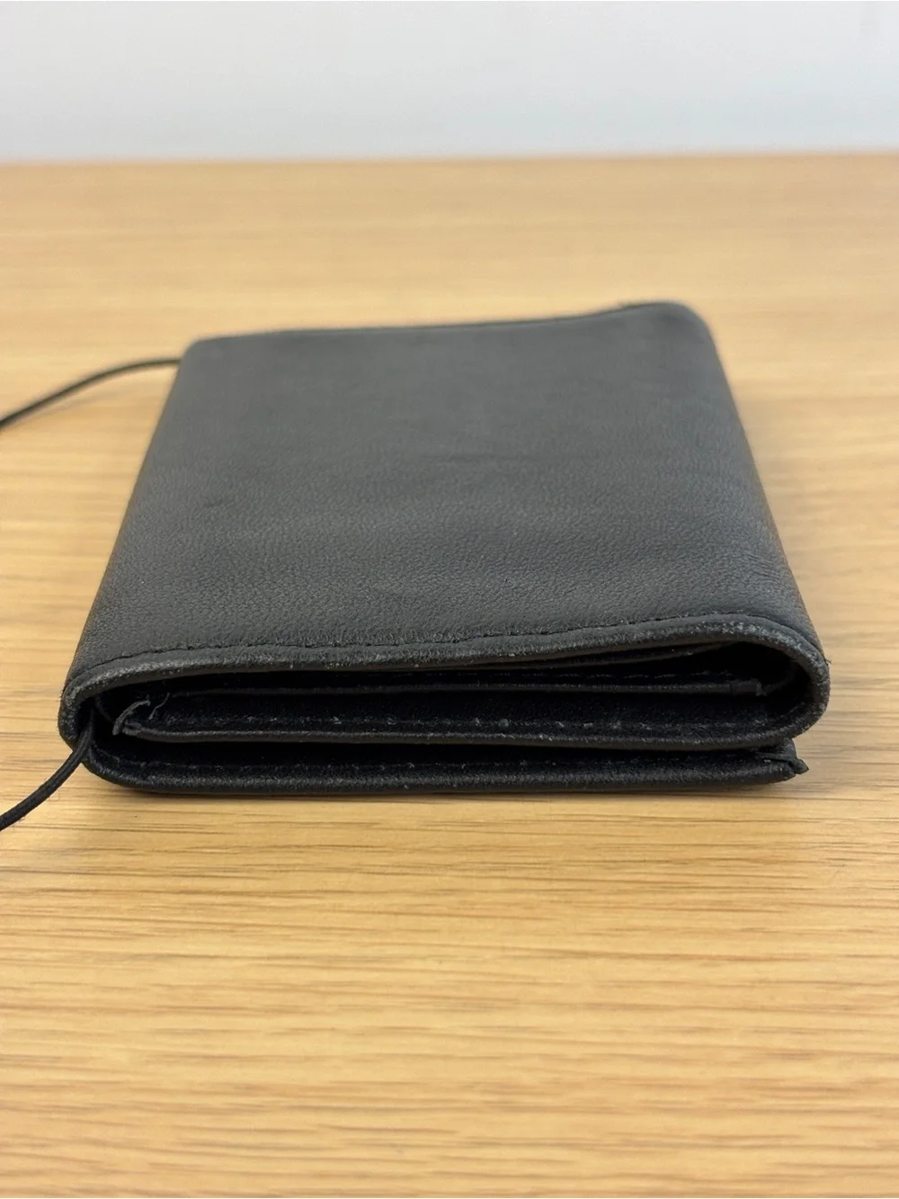 Pittsburgh‎ Steelers Black Leather Wallet with Logo Patch NEW!